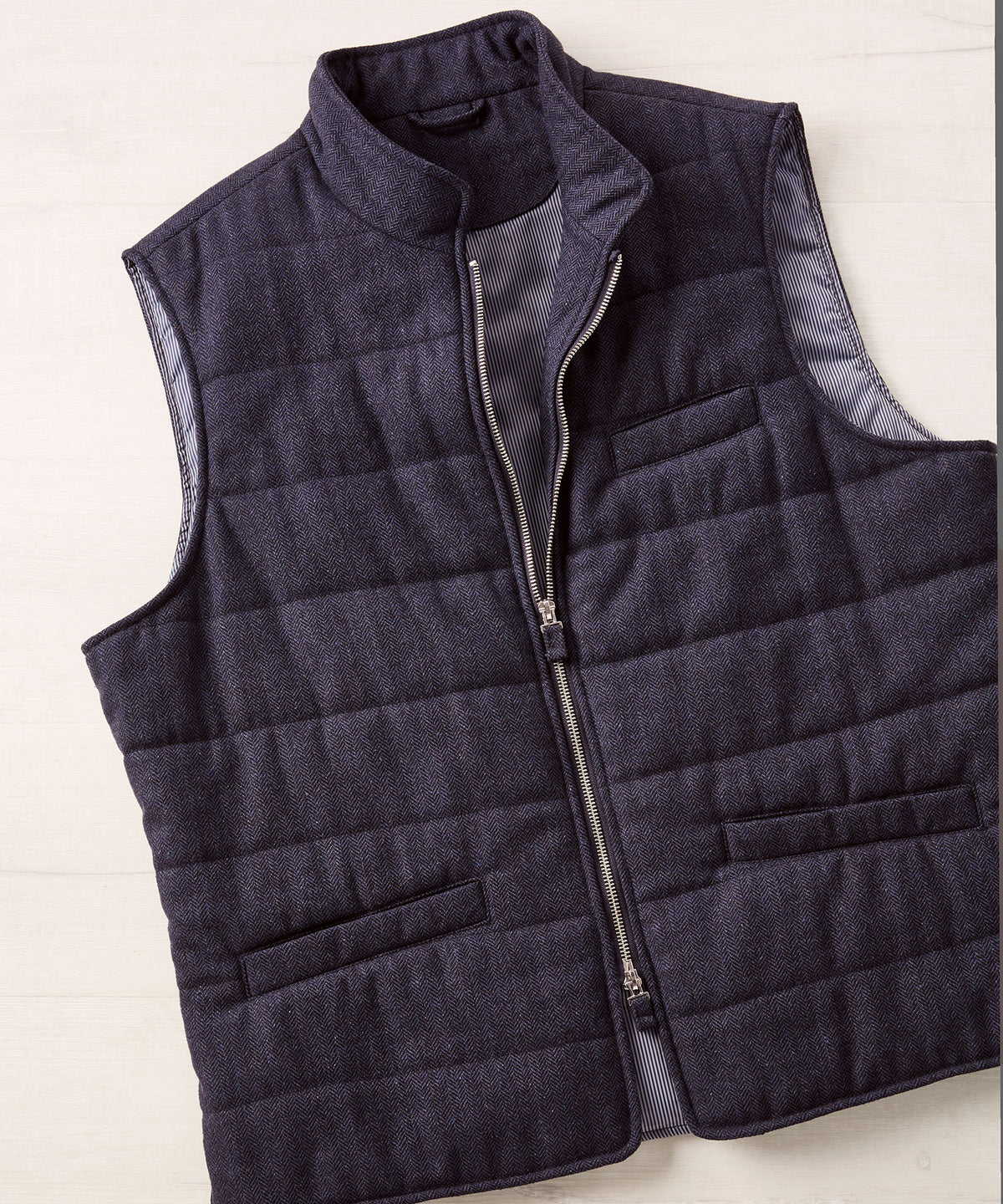 Wool Zip-Front Vest