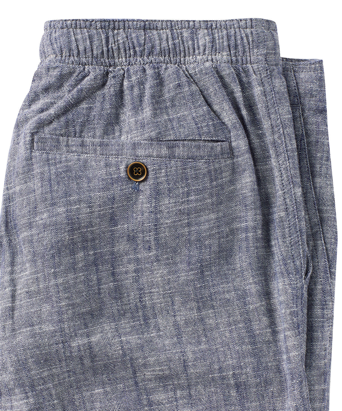 Drawstring Linen-Blend Shorts