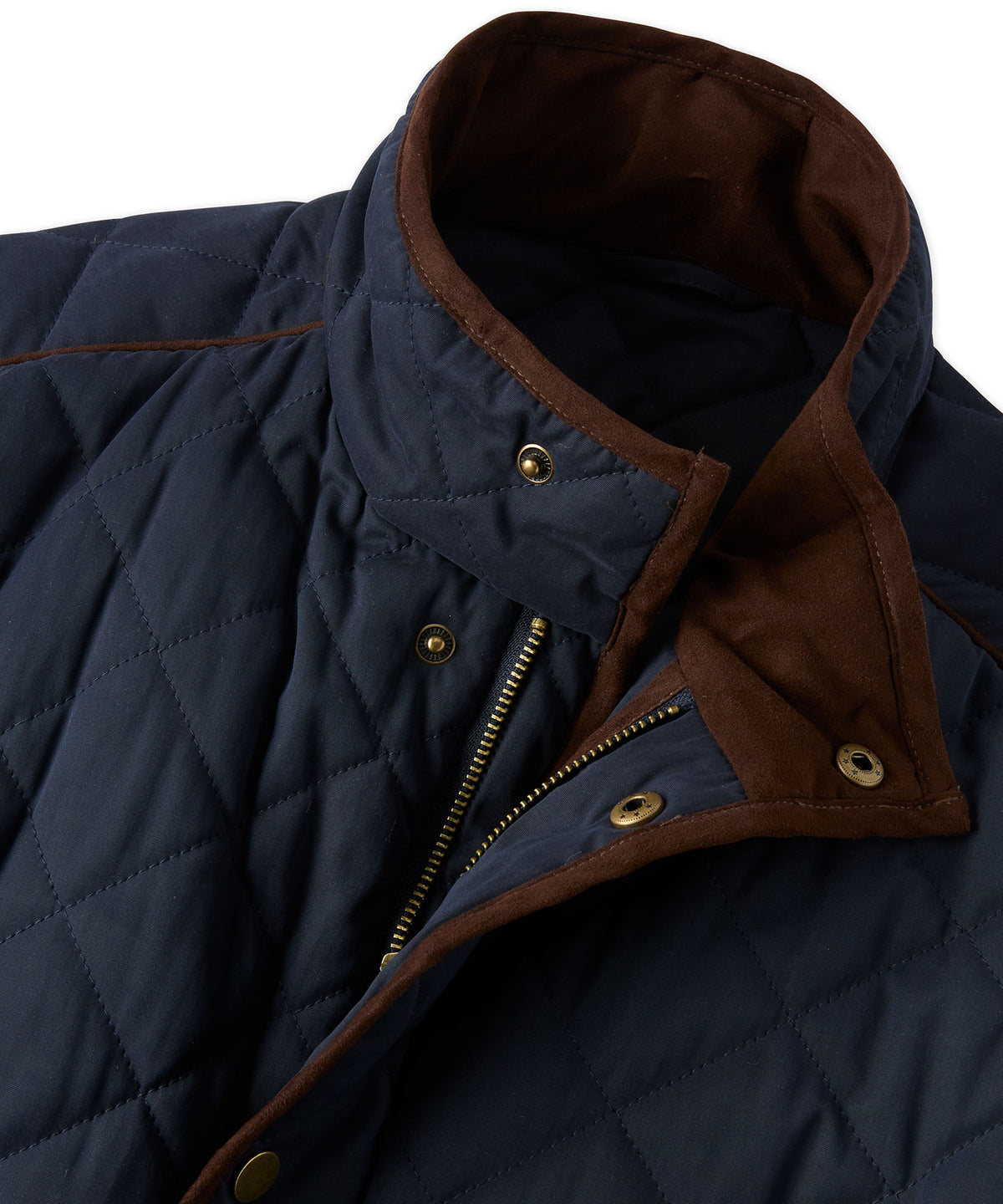 Brushed Poly-Nylon Quilted Jacket