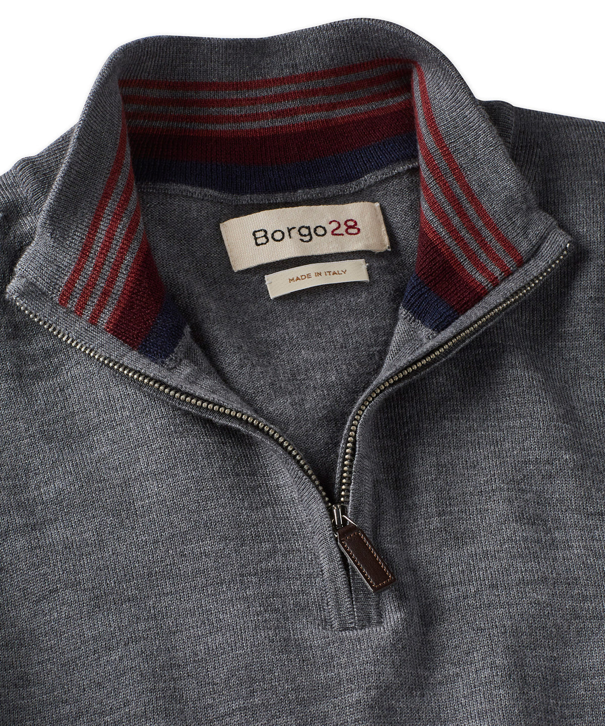 Merino Wool Quarter-Zip Sweater