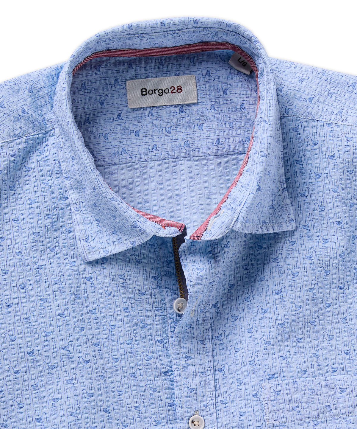 Early Bird Print Short Sleeve Sport Shirt