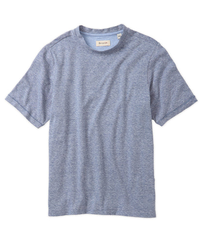 Slub Knit Crewneck Tee Shirt