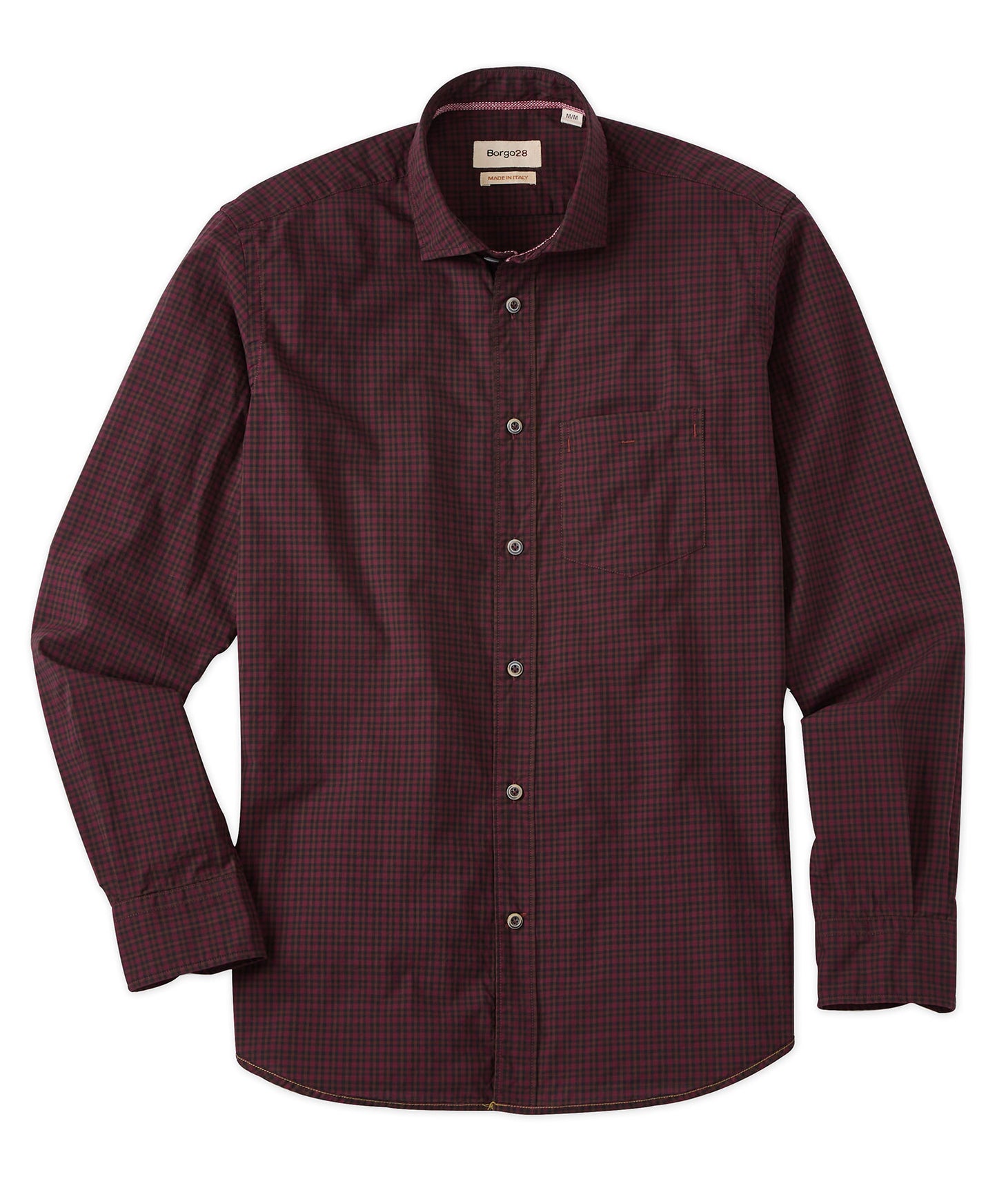 Combed Cotton Check Sport Shirt