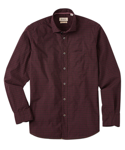 Combed Cotton Check Sport Shirt