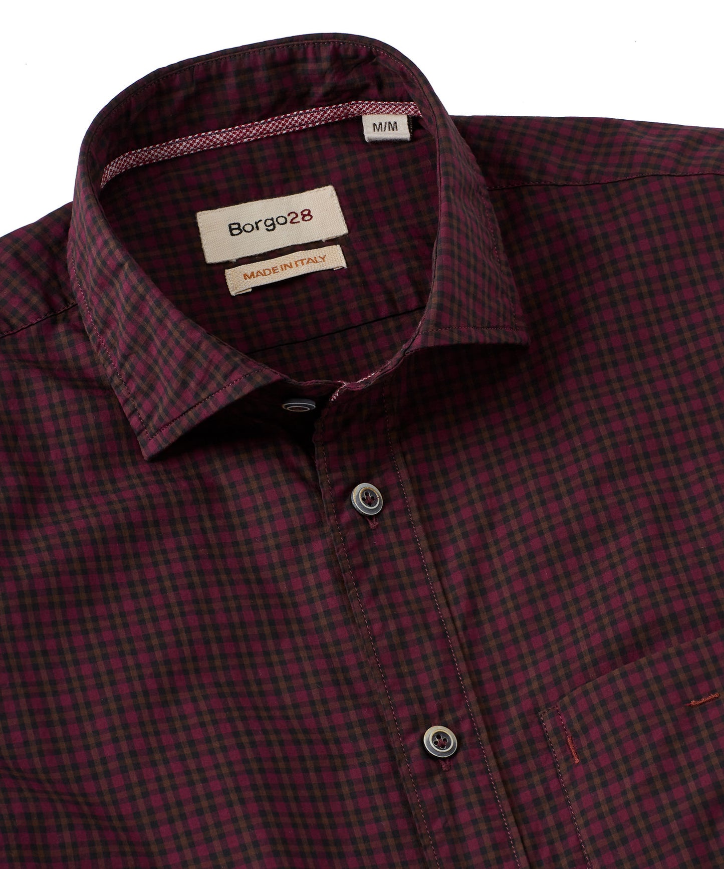 Combed Cotton Check Sport Shirt