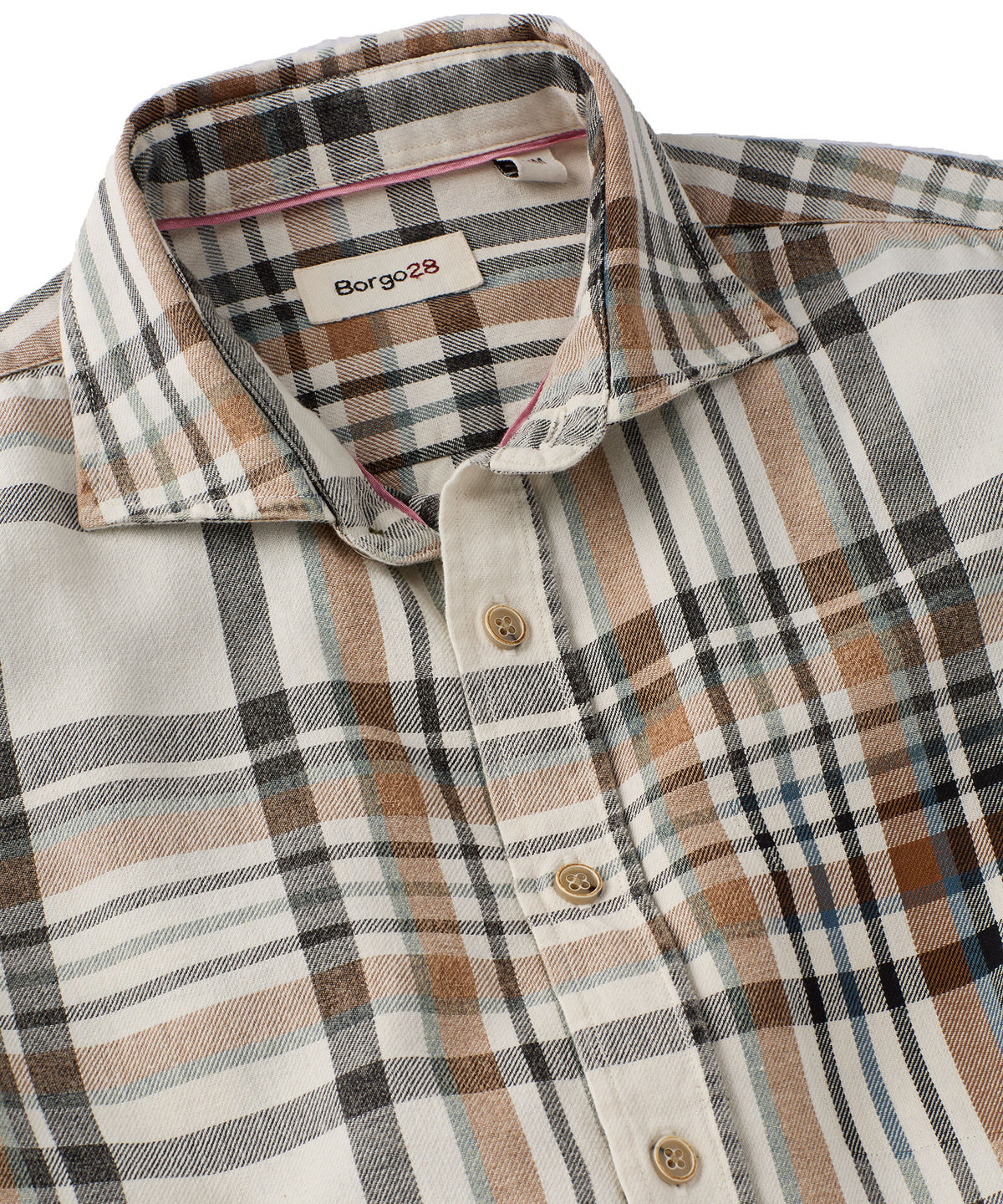 Country Plaid Long-Sleeve Sport Shirt