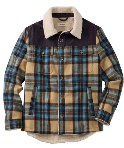 Plaid Fleece Quilted Jacket