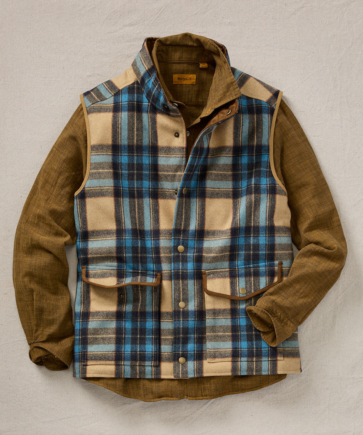 Reversible Quilted/Plaid Vest