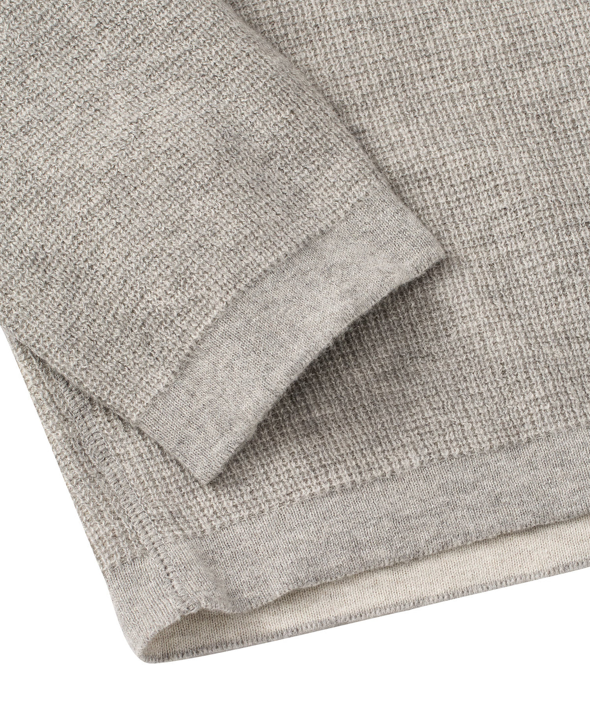 Cotton-Cashmere Reversible Sweater