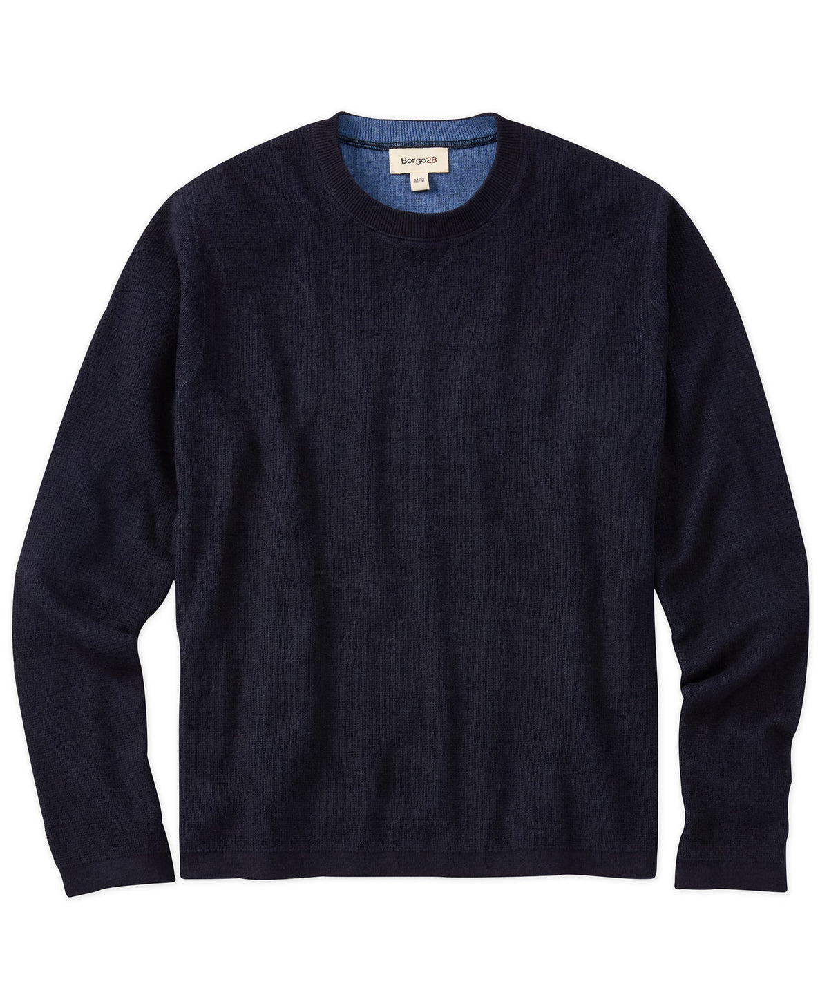 Cotton-Cashmere Reversible Sweater