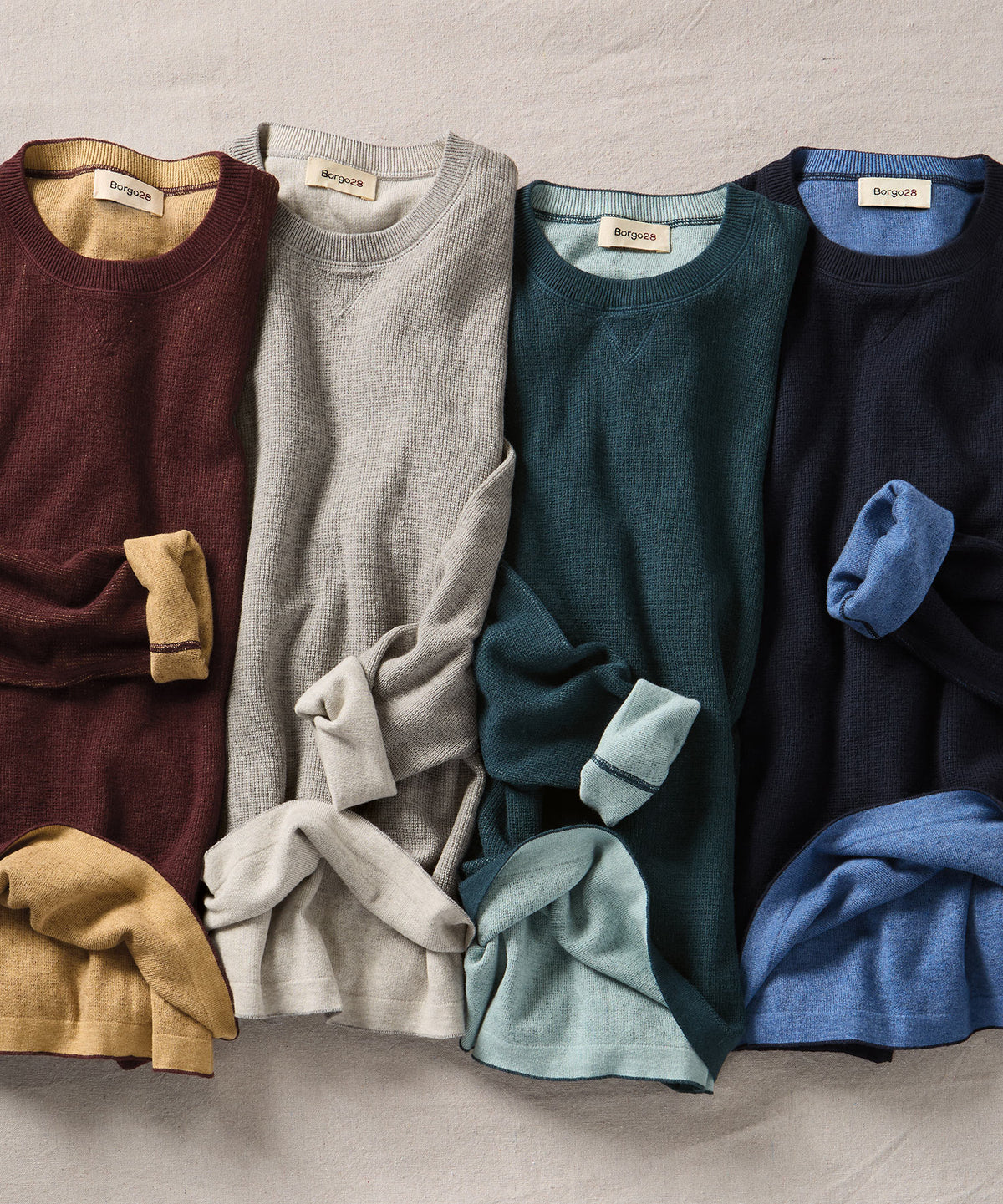 Cotton-Cashmere Reversible Sweater