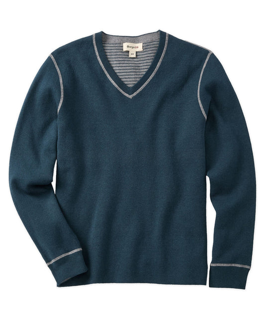 Reversible Cotton-Cashmere Sweater