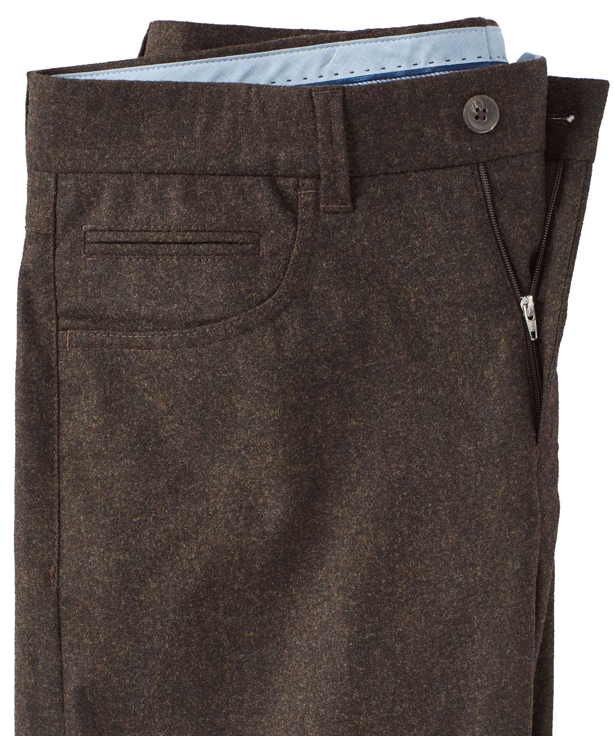 Wool Donegal Five-Pocket Pant