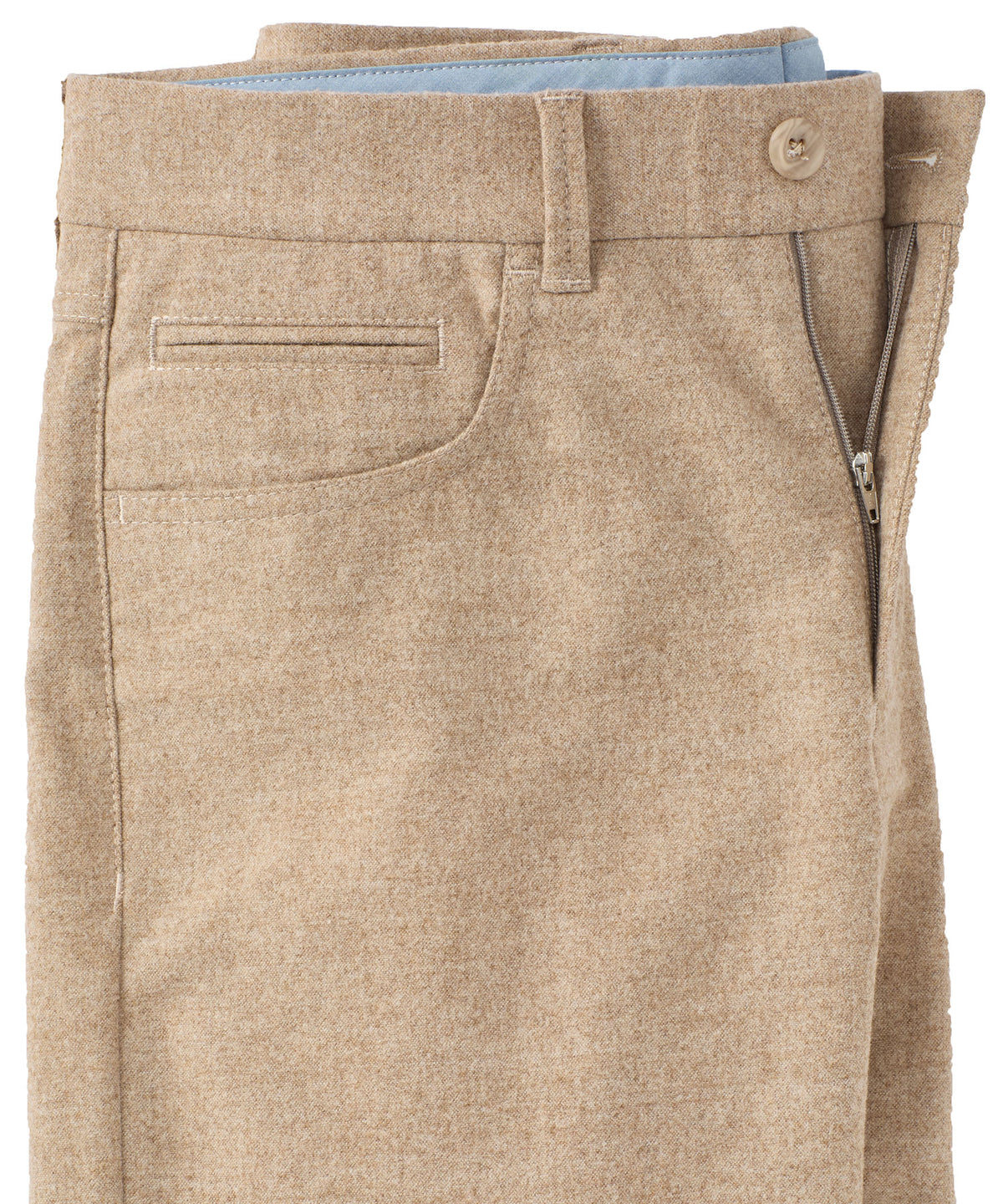 Wool Donegal Five-Pocket Pant