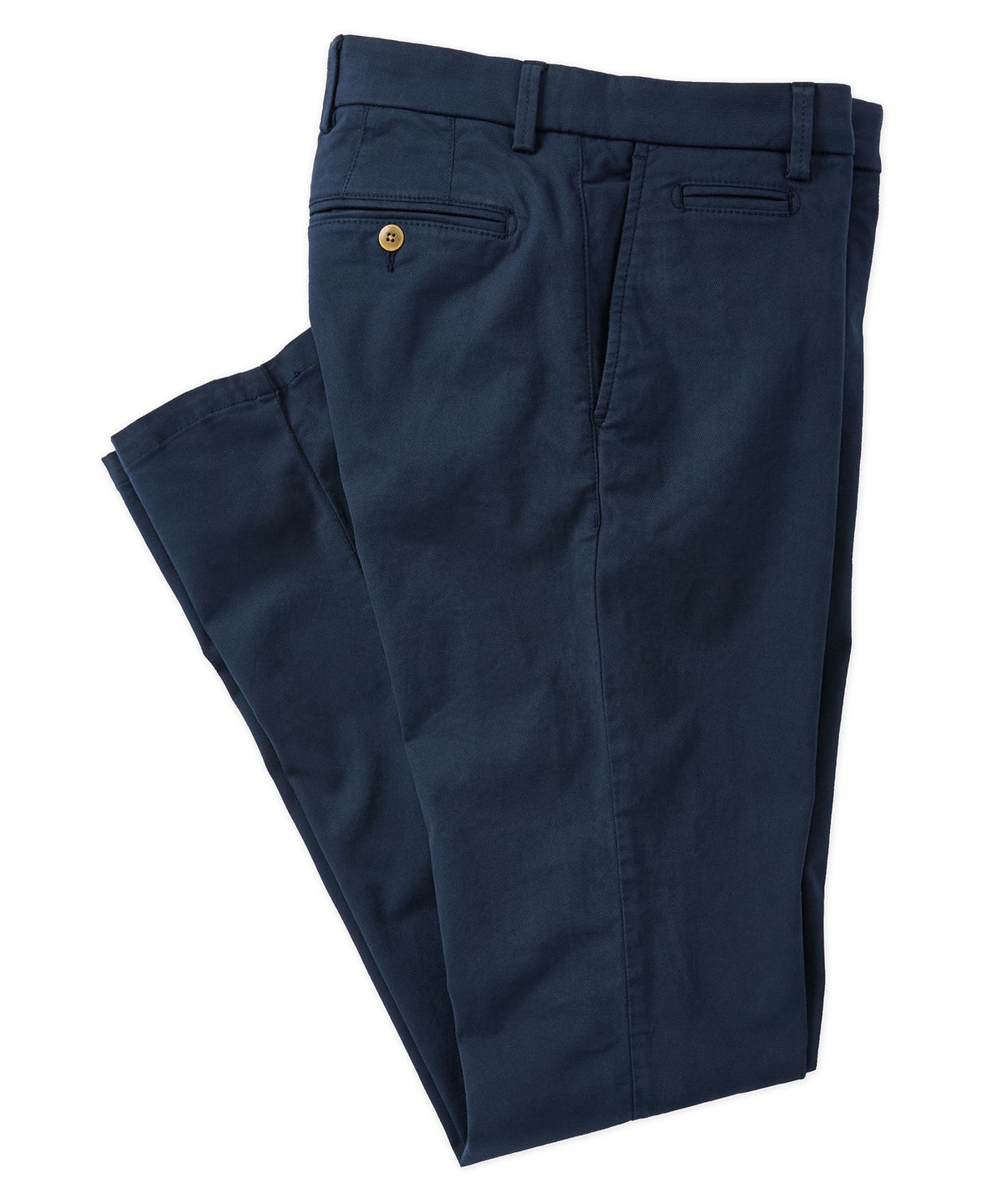 Flat-Front Diamond Dobby Pant