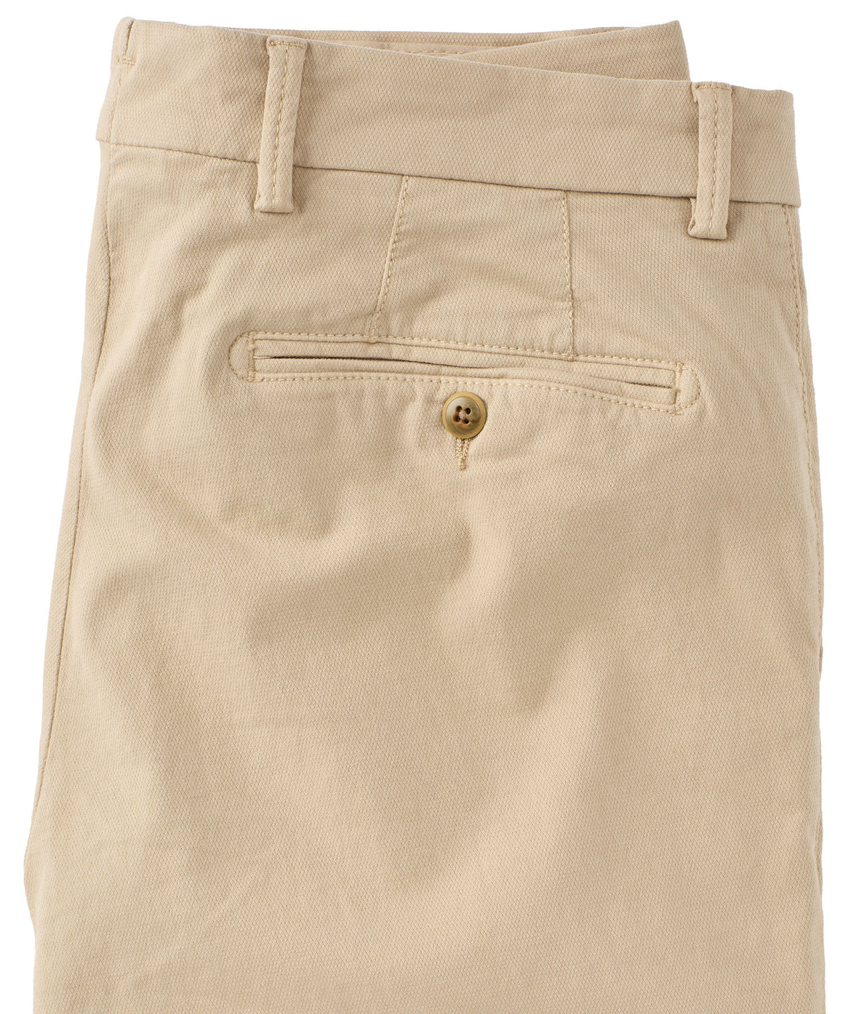 Flat-Front Diamond Dobby Pant