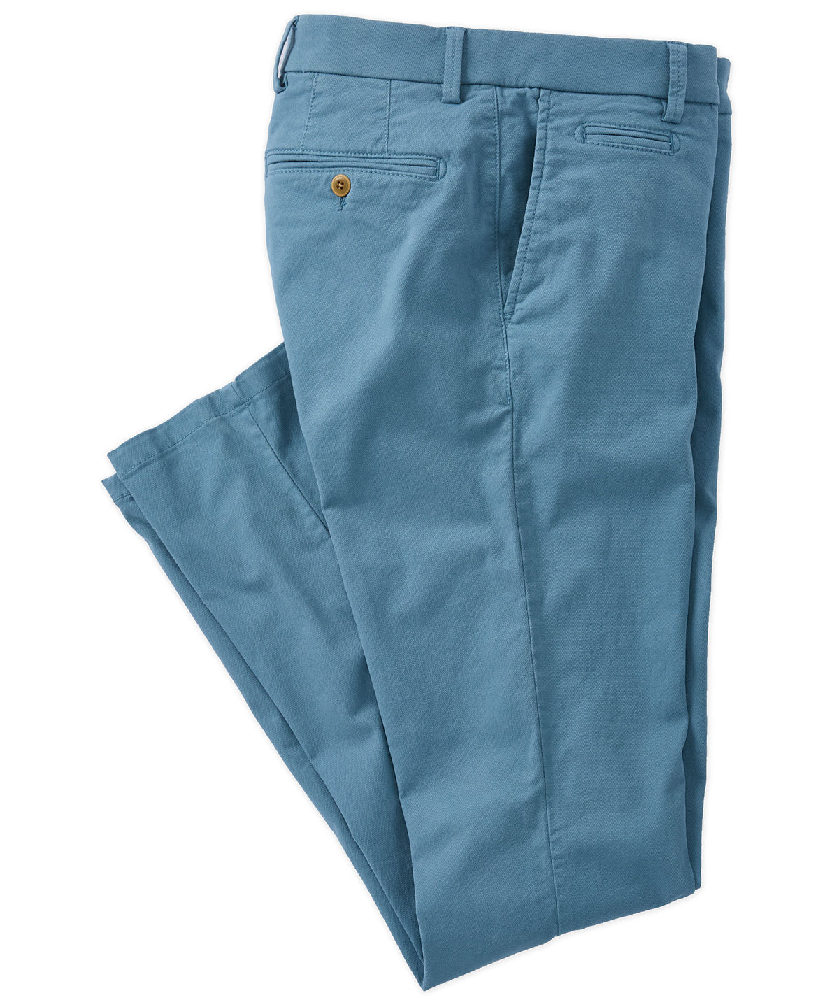 Flat-Front Diamond Dobby Pant