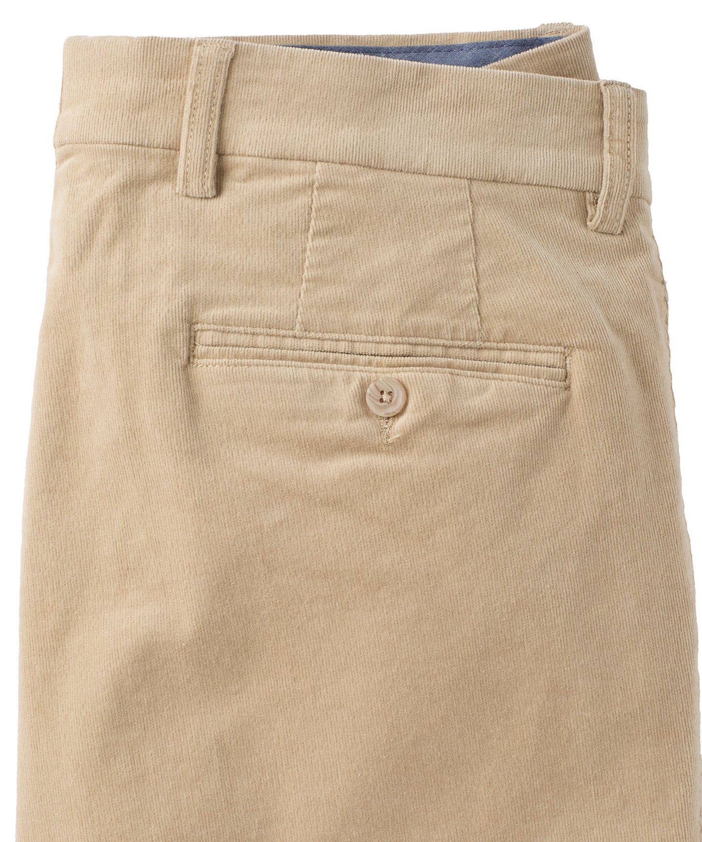 21-Wale Corduroy Flat-Front Pant