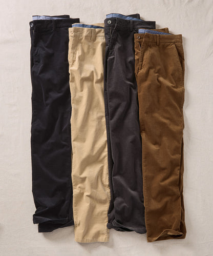 21-Wale Corduroy Flat-Front Pant