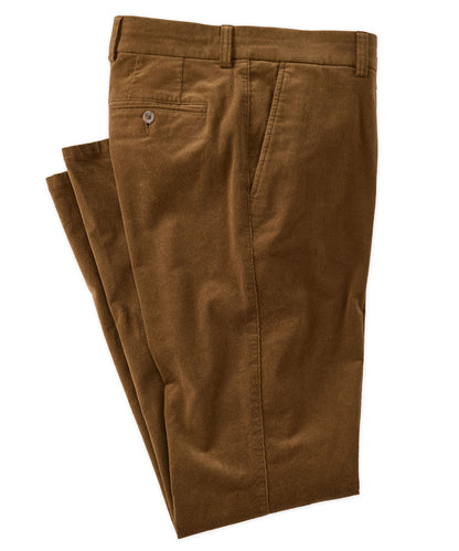 21-Wale Corduroy Flat-Front Pant