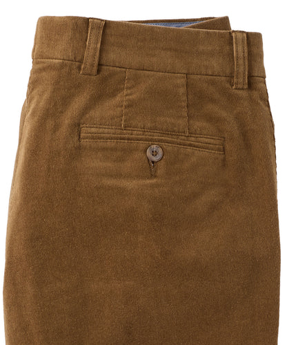 21-Wale Corduroy Flat-Front Pant