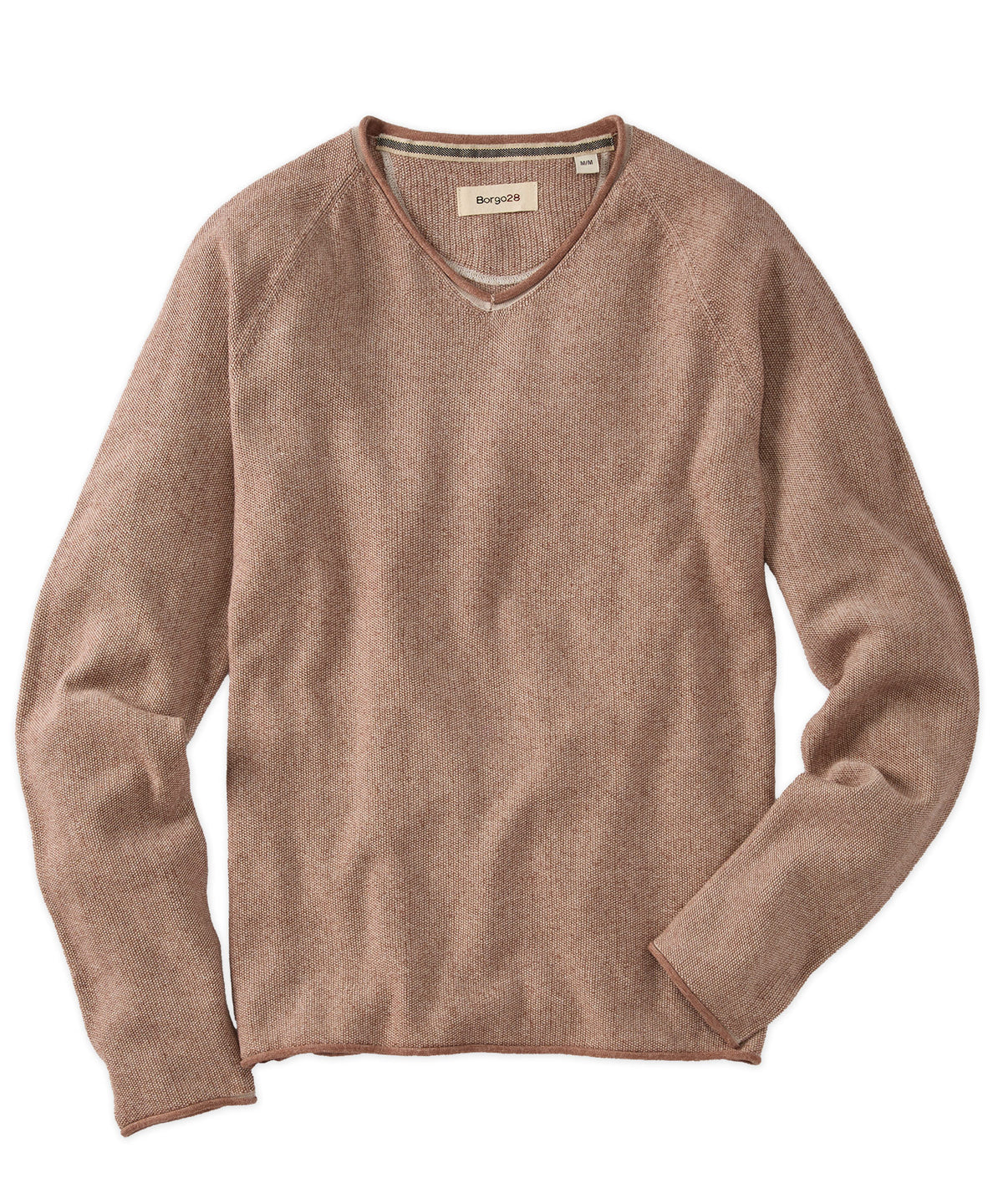 V-Neck Piqué Sweater