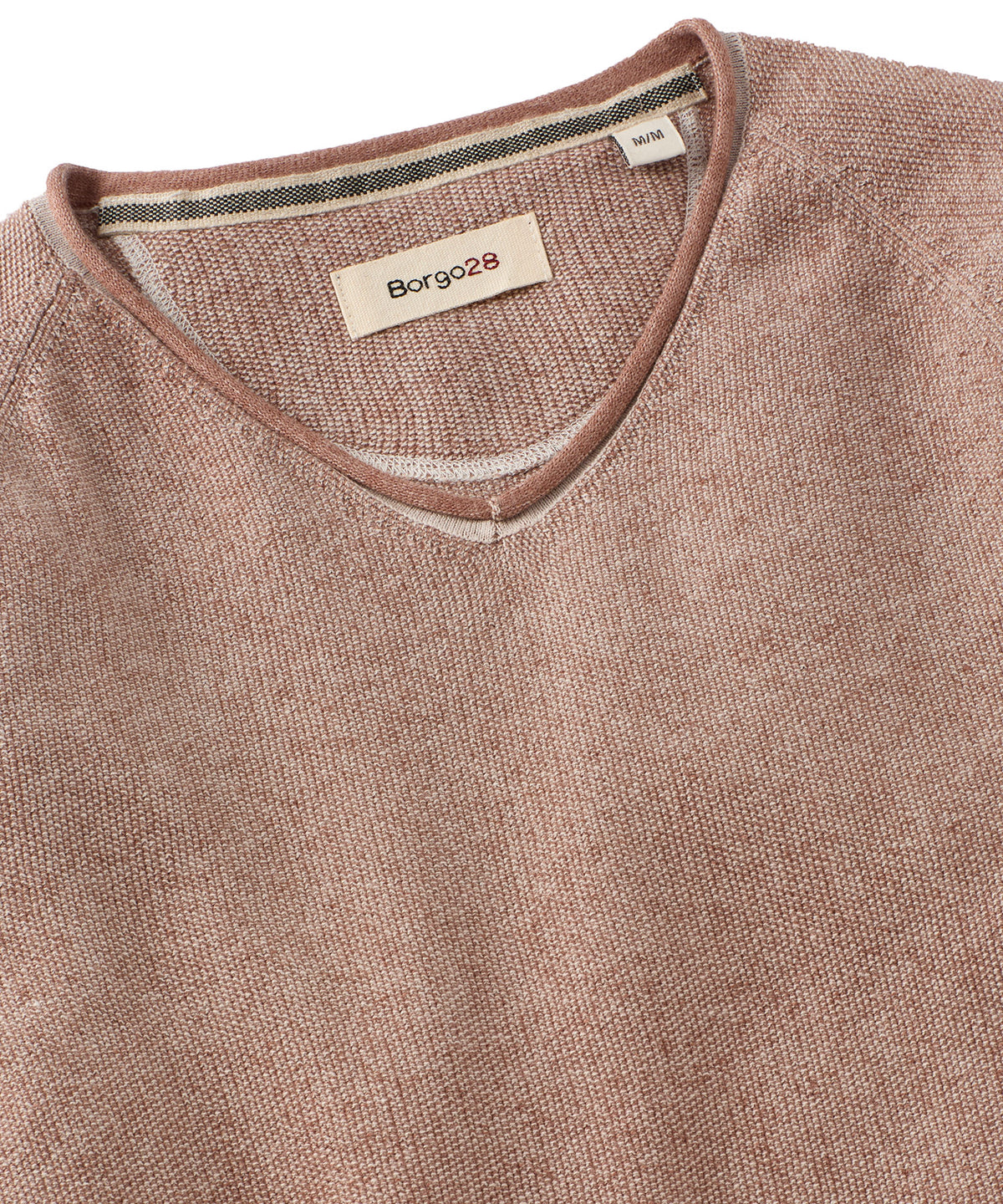 V-Neck Piqué Sweater