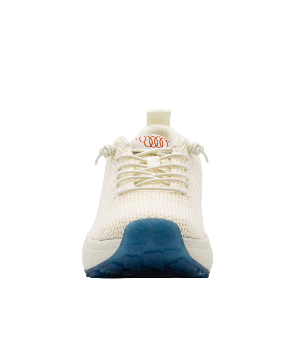 Ecru Royal Blue Merino Wool