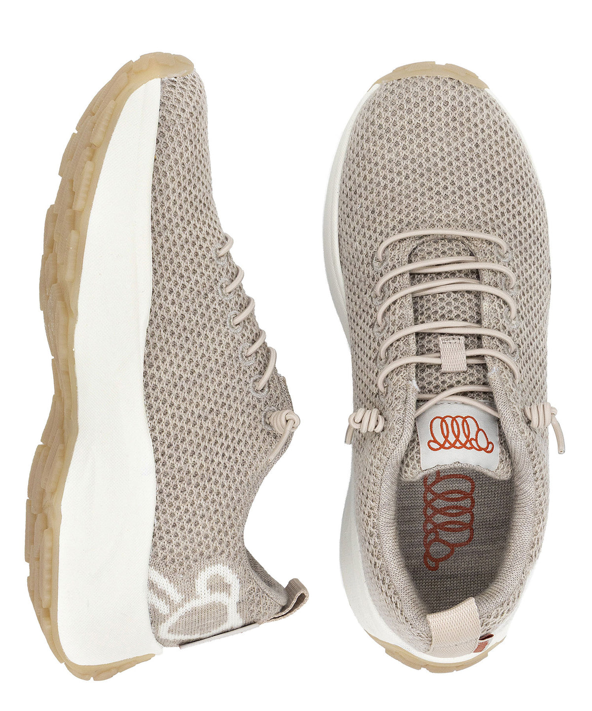 Taupe Ecru Merino Wool