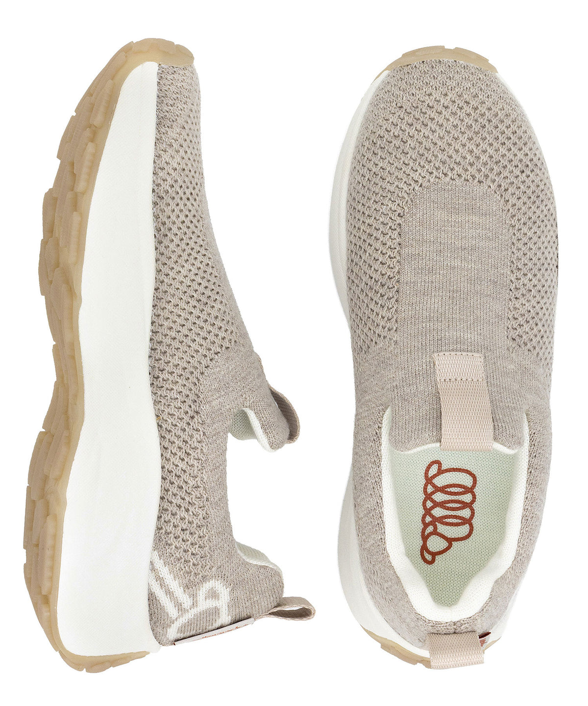 Taupe Ecru Merino Wool