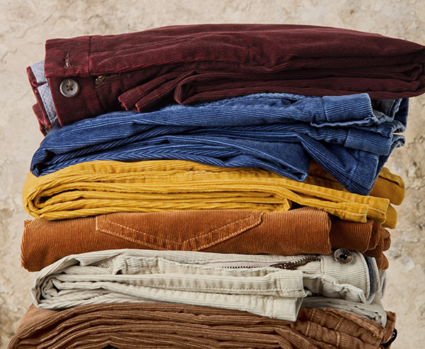 Vintage 5-Pocket Corduroy Pant and 16-Wale Corduroy Pant by Borgo28