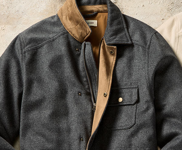 Wool-Blend Utility Hunting Jacket by Borgo28