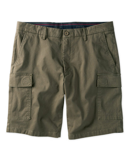 Cotton Stretch Cargo Shorts