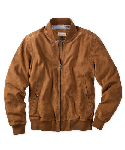 Suede Bomber Jacket