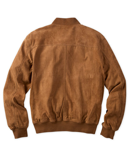 Suede Bomber Jacket