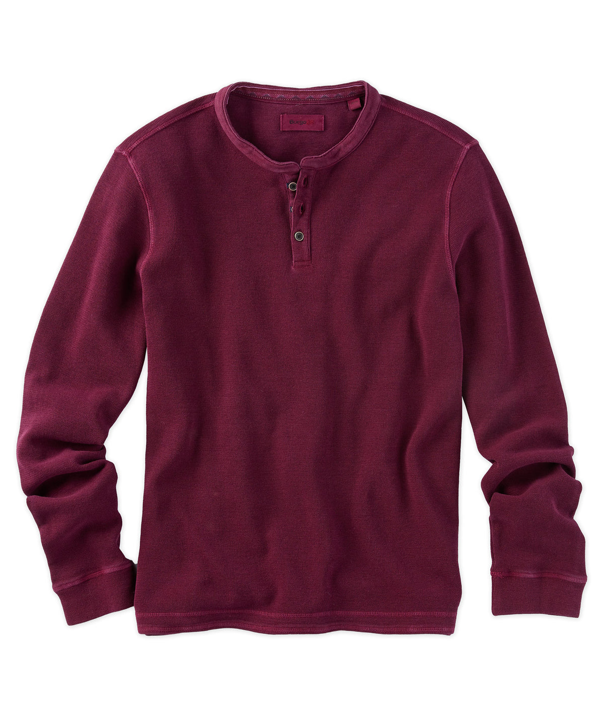 Garment Dyed Henley Sweatshirt