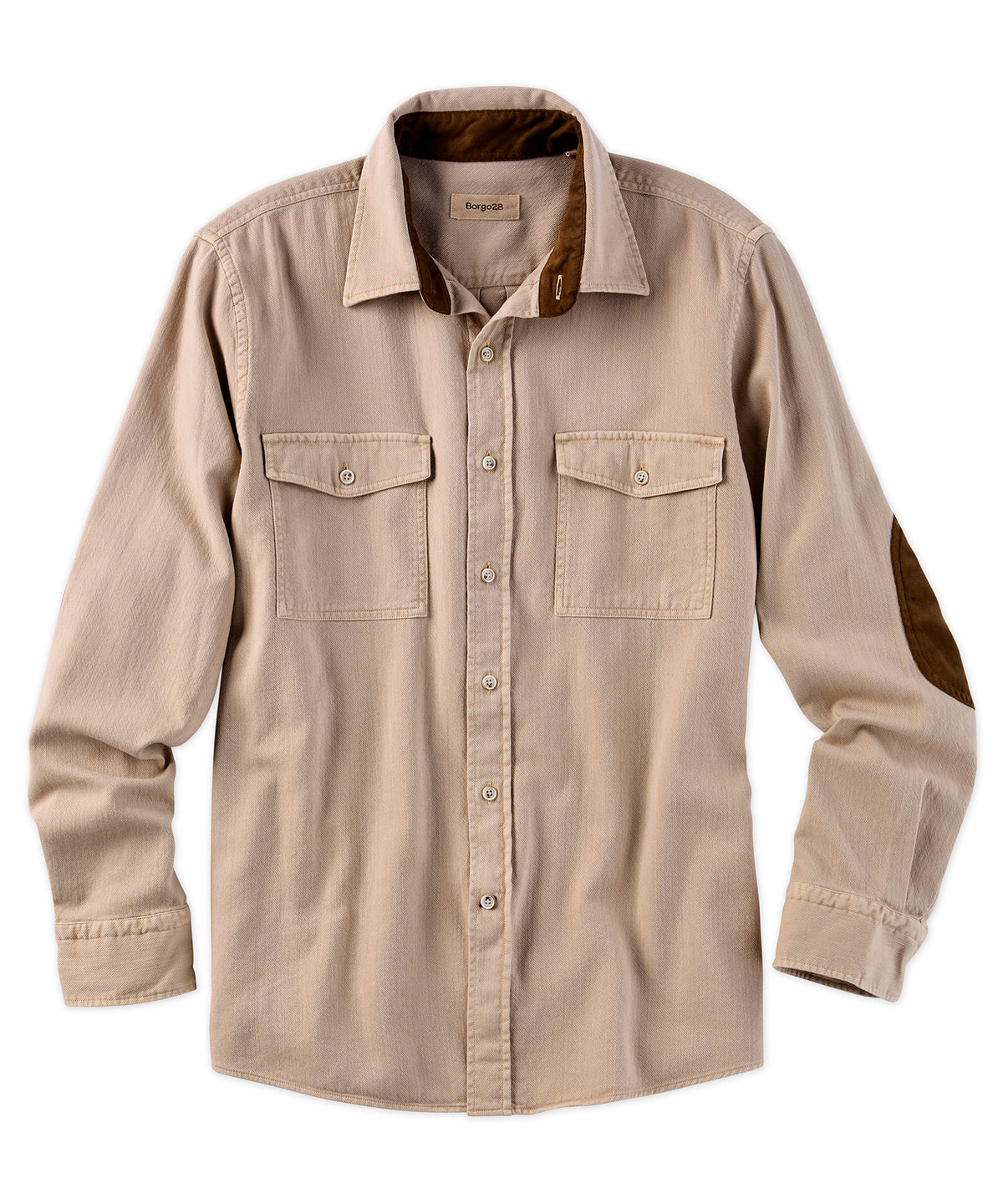 Safari Shirt with Elbow Patches