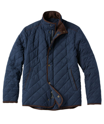 Brushed Poly-Nylon Quilted Jacket