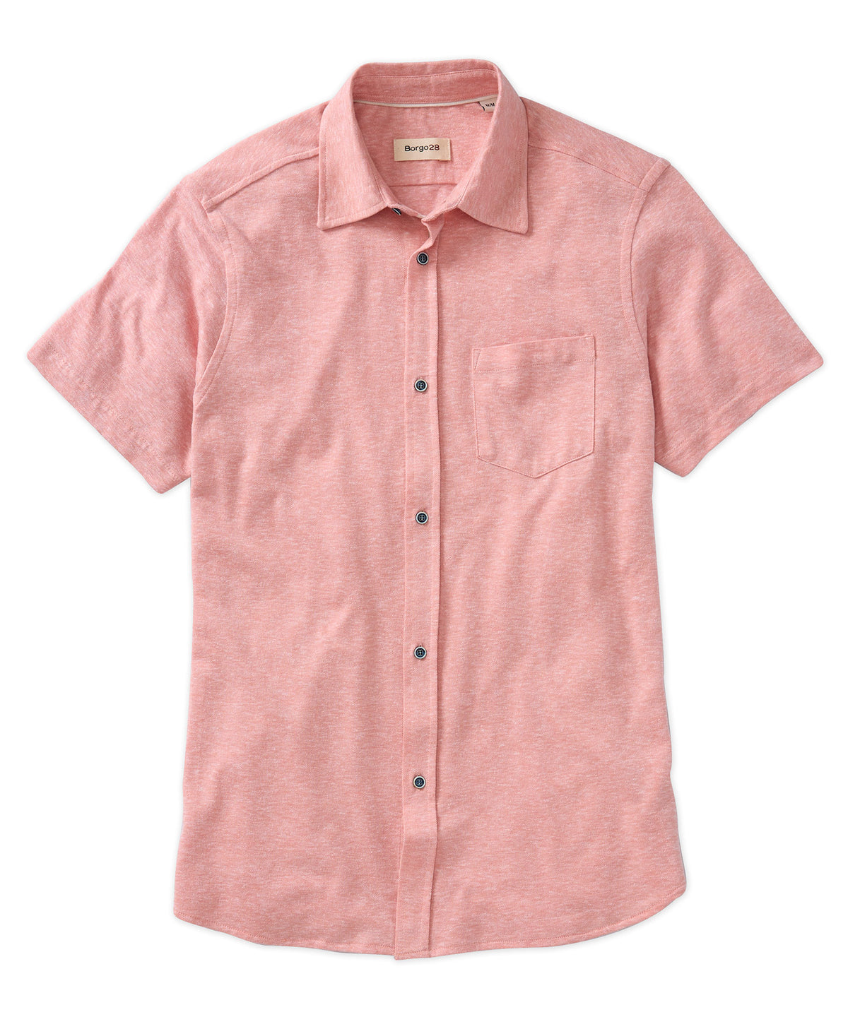 Cotton-Linen Pique Sport Shirt