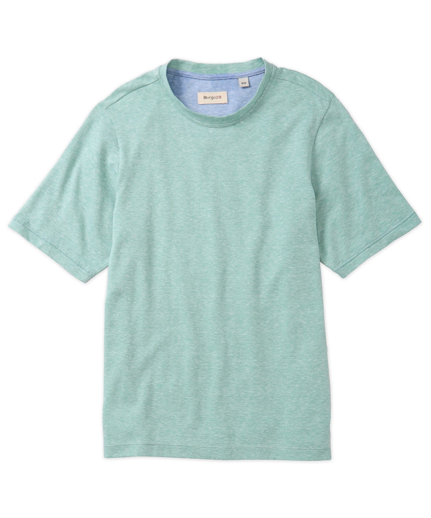 Slub Knit Crewneck Tee Shirt