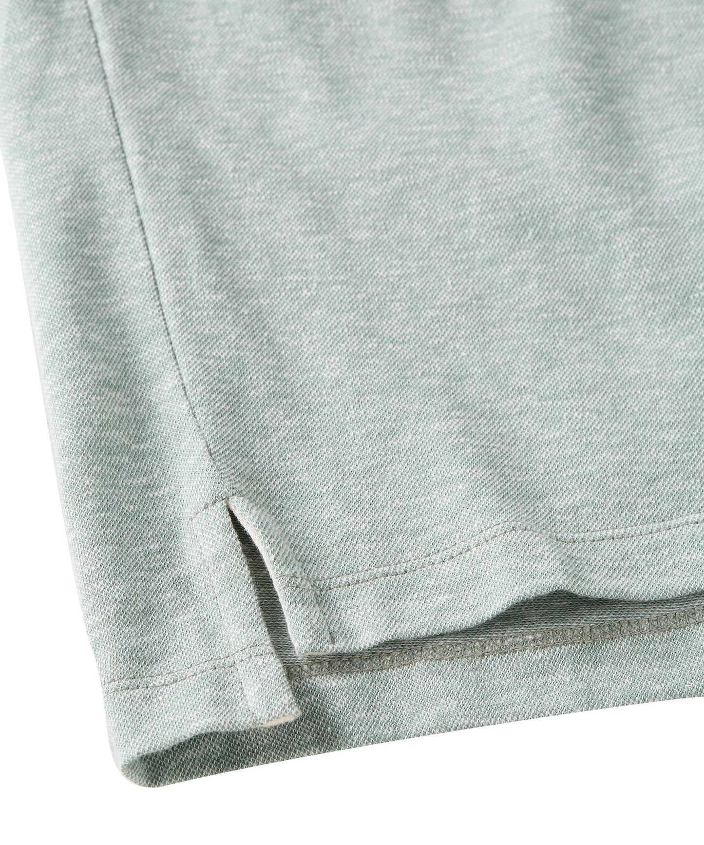 Slub Knit Crewneck Tee Shirt