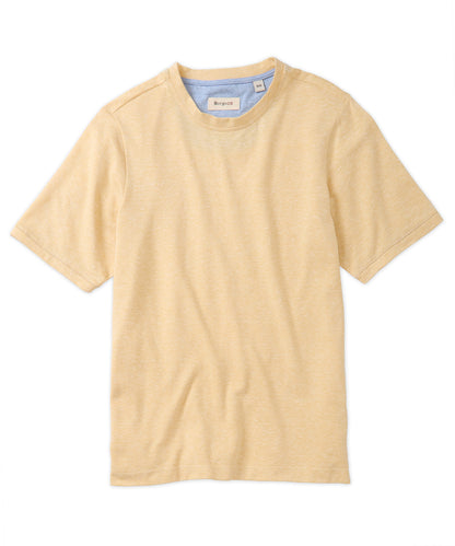 Slub Knit Crewneck Tee Shirt